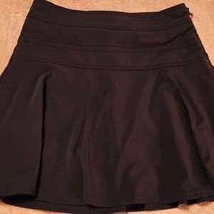 Athleta All Day Skort Black Stretch Skirt, size 2